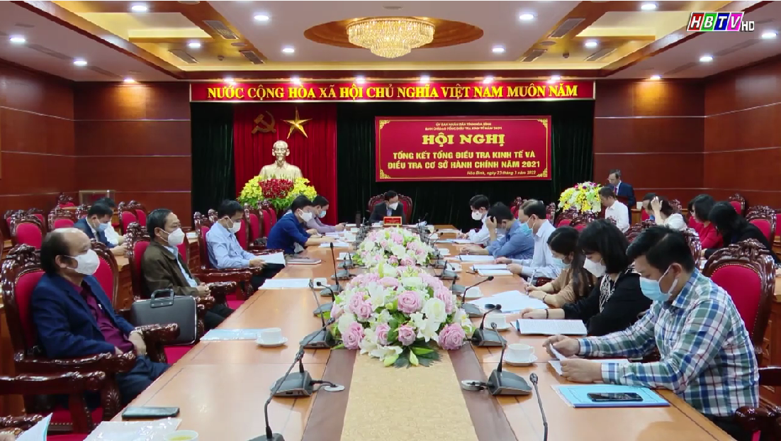 Hòa Bình: Tổng kết công tác Tổng điều tra kinh tế và điều tra cơ sở hành chính tỉnh năm 2021